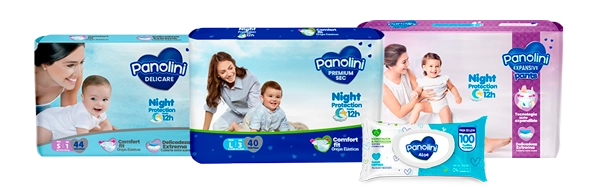 Pañales y Toallitas húmedas de Panolini - Zaimella del Ecuador